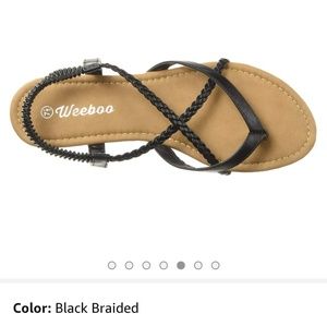 Bohemian style sandals size 10